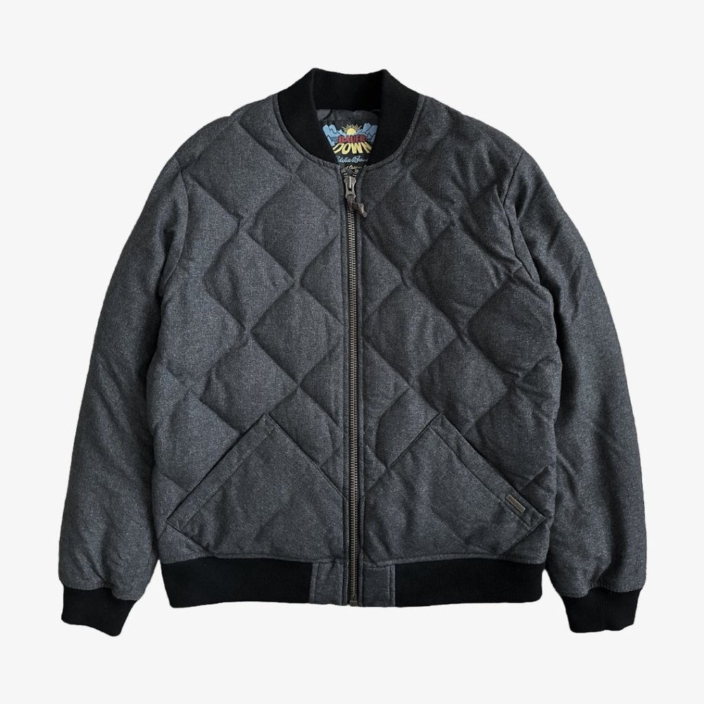 EDDIE BAUER 1936 Skyliner Model Quilted Down Zip Jacket